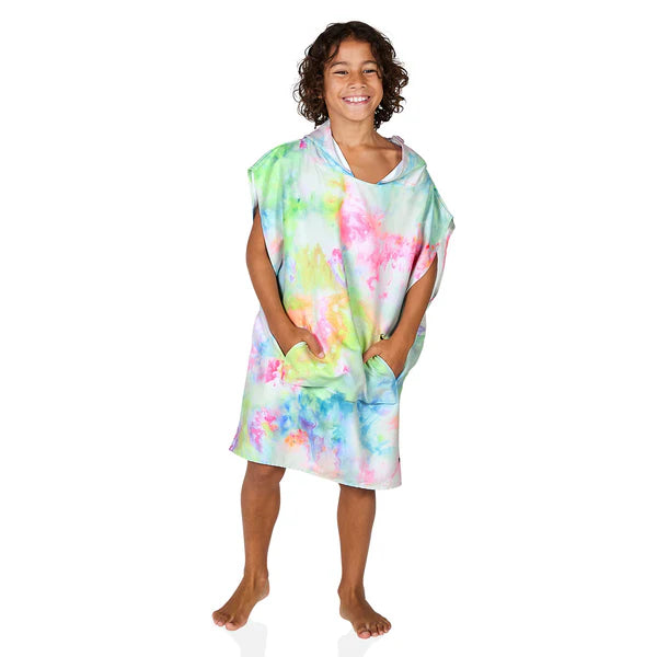 Dock & Bay: Quick Dry Poncho Kids - Bubble Dreams - Ages 3-10