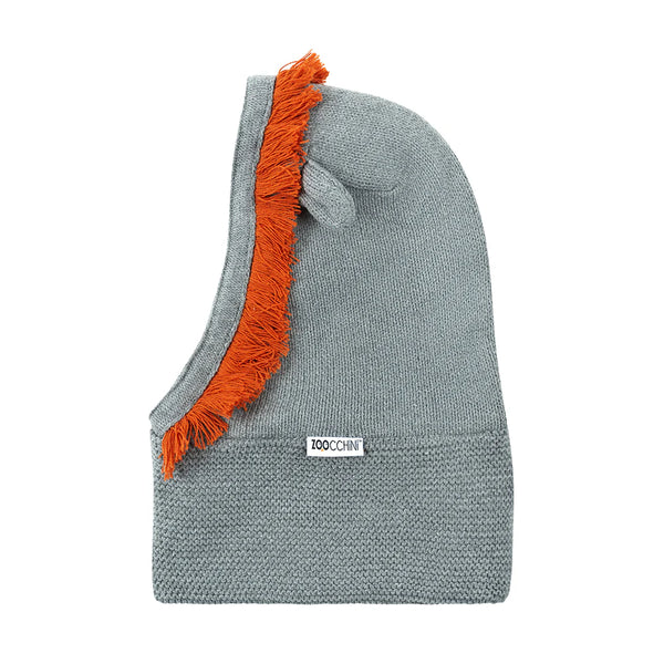 ZOOCCHINI: Baby Toddler Knit Balaclava Hat - Leo The Lion - 12-24 months