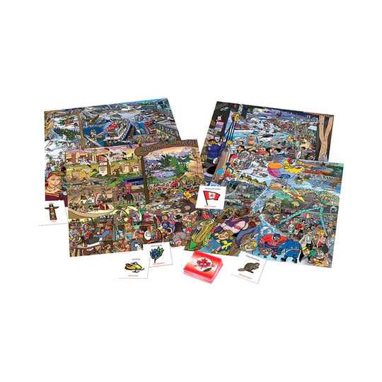 Hide & Seek Canada - Board Game for 1+ players - Age 5+