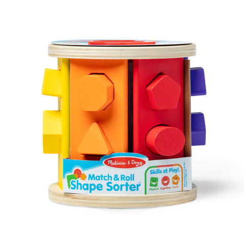 MD: Match & Roll Shape Sorter - Ages 12mths+
