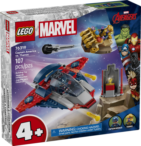 Lego: Captain America vs. Thanos V39 Ages 4+