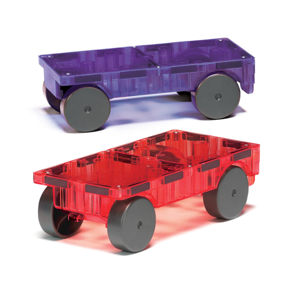 MT Cars 2 Piece Expansion Set Purple Red Ages 3 Playful Minds
