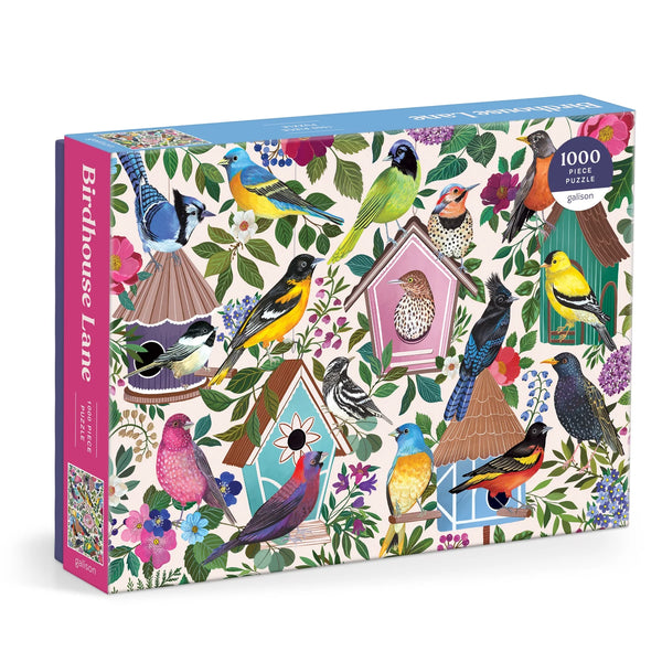 1000 Piece Puzzle: Galison: Birdhouse Lane - Ages 12+