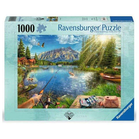 1000 pc puzzle: Life at the Lake - 12+