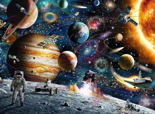 150 Piece Puzzle: Outer Space - Ages 7+