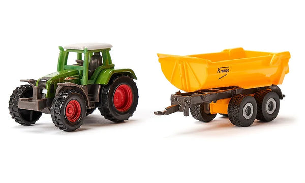 Siku: Fendt with Krampe Tipping Trailer - Toy Vehicle - Ages 3+