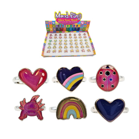 Mood Ring: Hearts & Cute - Ages 3+