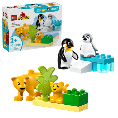 Duplo: Wild Animal Families: Penguins & Lions - Ages 2+