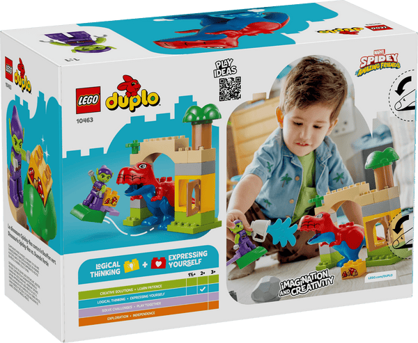 Duplo: Dinosaur Spidey-Res vs. Green Goblin