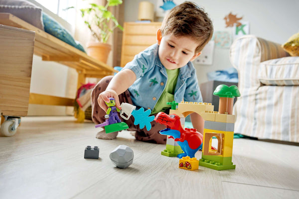 Duplo: Dinosaur Spidey-Res vs. Green Goblin