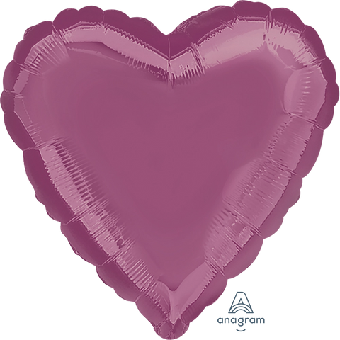 18" Balloon: Metallic Lavender (Pink) Heart