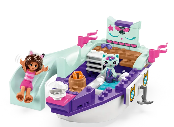 Lego: Gabby's Dollhouse Gabby & MerCat's Ship & Spa - Ages 4+