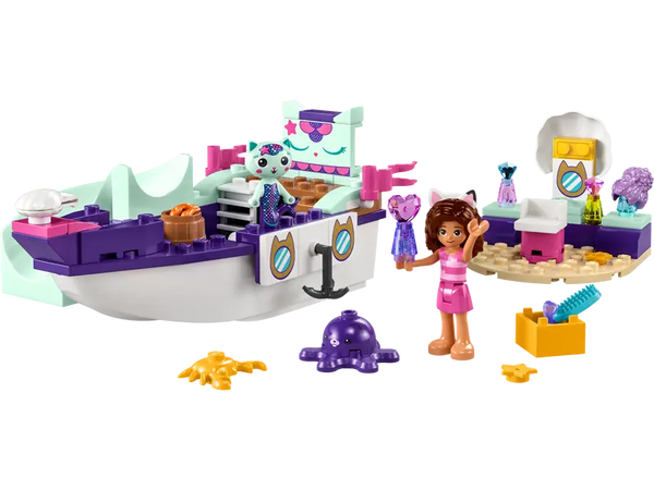 Lego: Gabby's Dollhouse Gabby & MerCat's Ship & Spa - Ages 4+