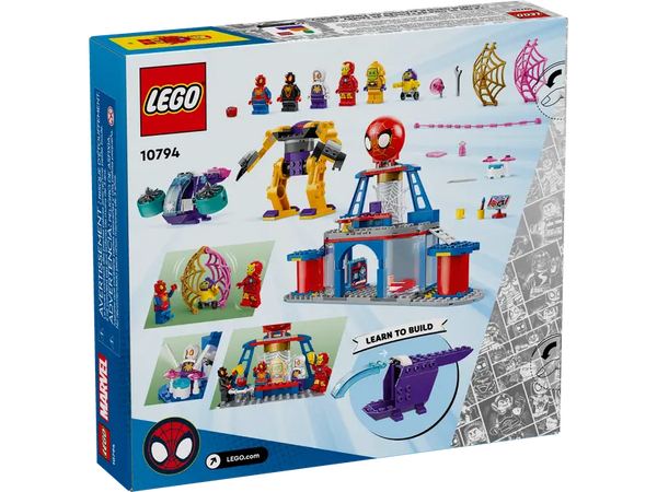 Lego: Marvel Team Spidey Web Spinner Headquarters - Ages 4+