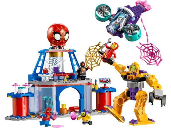 Lego: Marvel Team Spidey Web Spinner Headquarters - Ages 4+