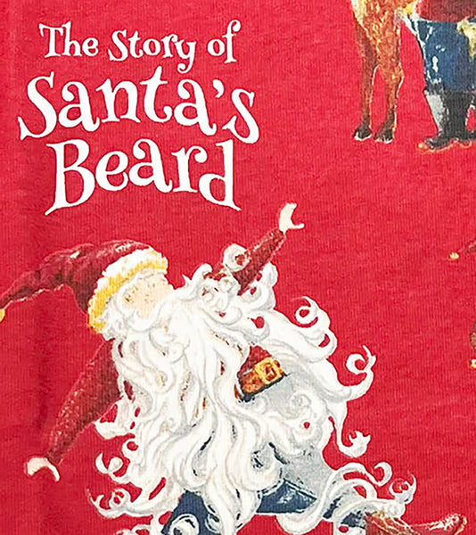 Books to Bed: Pajama Set the Story of Santa's Beard - Multiple Sizes Available
