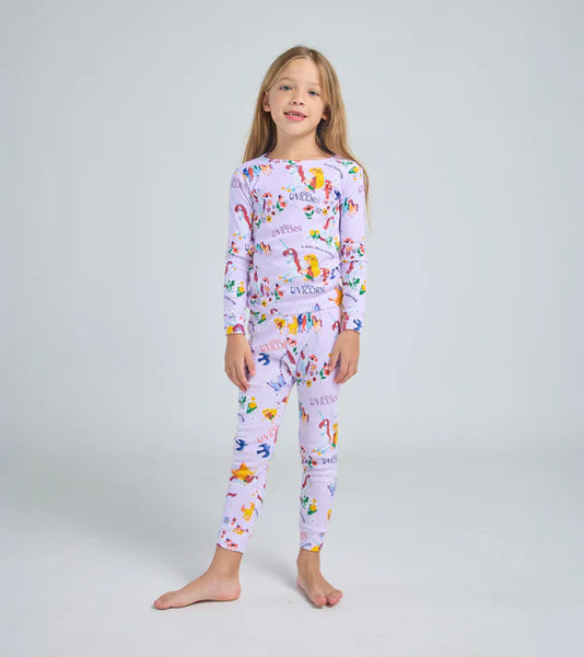 Books to Bed: Pajama Set Uni the Unicorn - Multiple Sizes Available