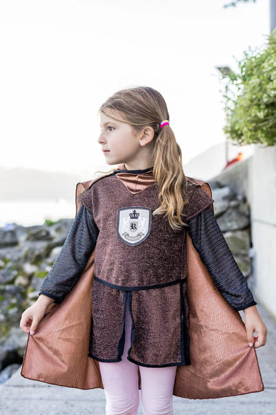 GP: Brillant Copper Knight Tunic with Cape - Children's Size 5/6