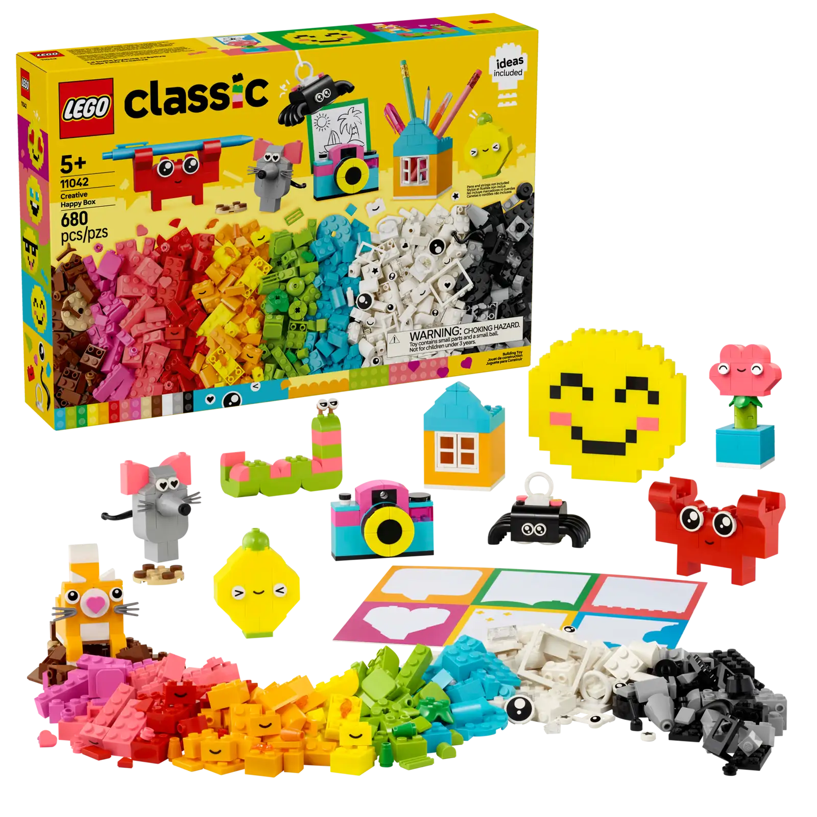 Lego: Classic Creative Happy Box - Ages 5+