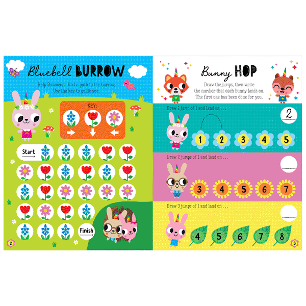 AB: Bunnicorn and Friends Activity Book - Ages 3+