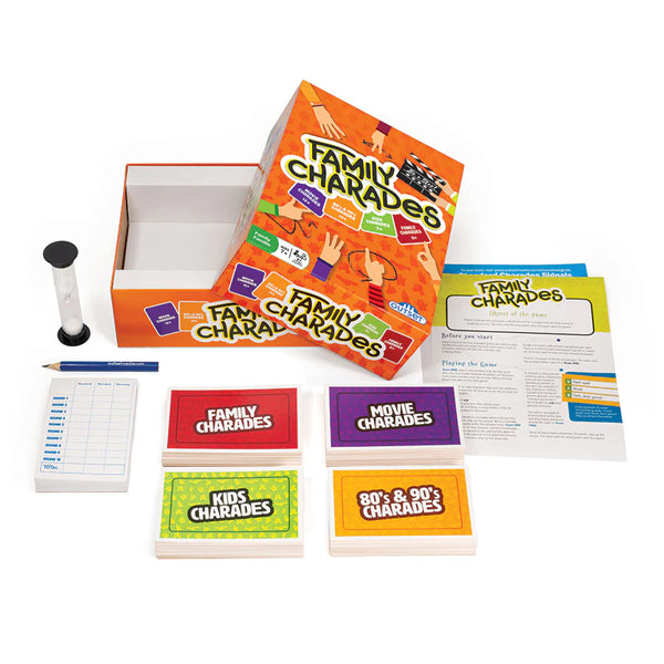 Family Charades Party Game - 220 Charades for Family Fun