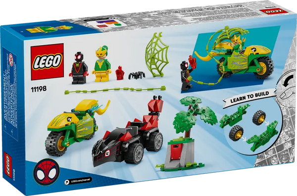 Lego: Marvel Spin and Electro Dinosaur Vehicle Chase - Ages 4+