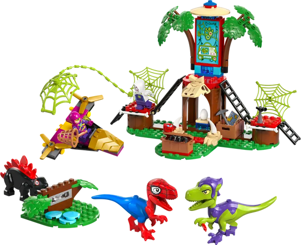 Lego: Marvel Spidey and Gobby's Raptor Battle at Tree House HQ - Ages 4+