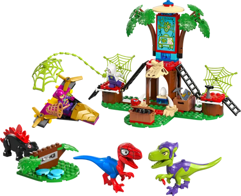 Lego: Marvel Spidey and Gobby's Raptor Battle at Tree House HQ - Ages 4+