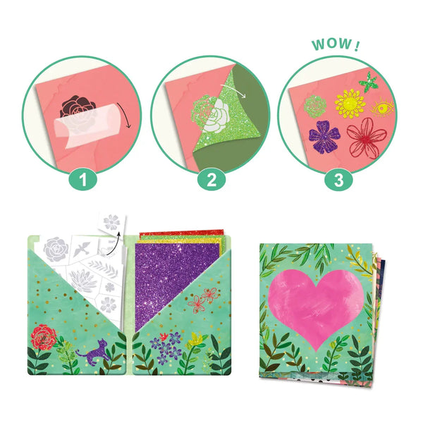 Djeco: Artistic Patch - Petals - Ages 6+