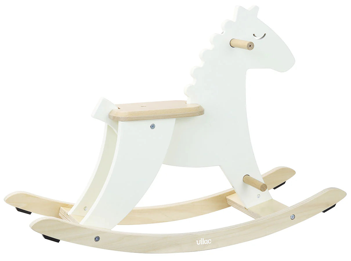 Vilac: Rocking Horse Ivory While - Age 1+