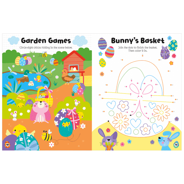 AB: Shiny Stickers Easter Activity Book - Ages 4+