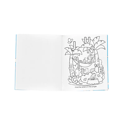 AB: Color-in' Book: My First ABC Toddler Amazing Animals - Ages 3+