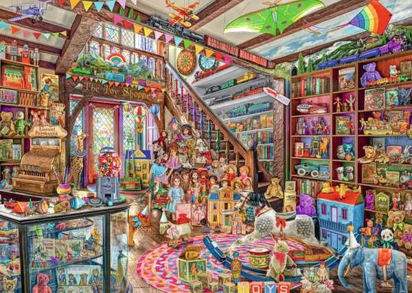 1000 Piece Puzzle: The Fantasy Toy Shop - Ages 14+