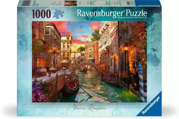 1000 Piece Puzzle: Venice Romance - Ages 14+