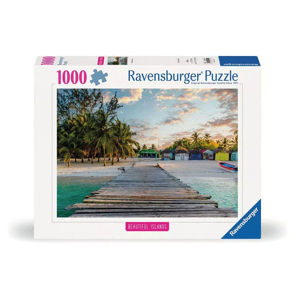 Ravensburger - Beautiful Islands - Caribbean Island - 1000 piece puzzle