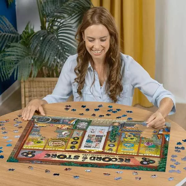 1000 Piece Puzzle: Vintage Vinyl - Ages 14+