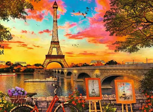 500 Piece Puzzle: Evening in Paris - Ages 12+