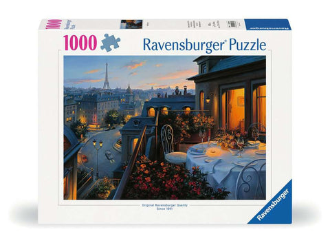 1000 Piece Puzzle: Paris Balcony - Ages 14+
