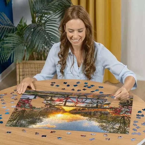 1000 Piece Puzzle: Bicycles in Amsterdam - Ages 14+