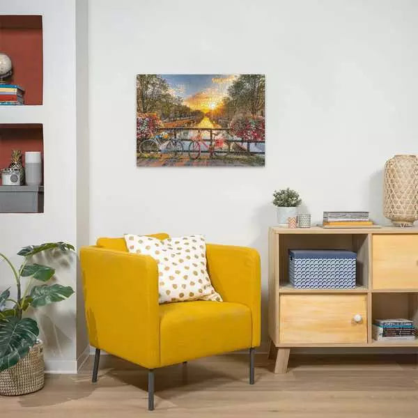 1000 Piece Puzzle: Bicycles in Amsterdam - Ages 14+