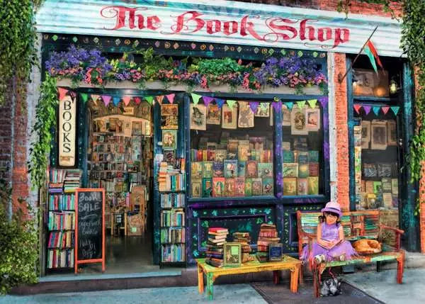 1000 Piece Puzzle: The Bookshop - Ages 14+