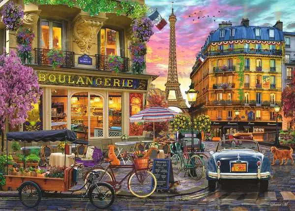 1000 Piece Puzzle: Paris in the Dawn - Ages 14+