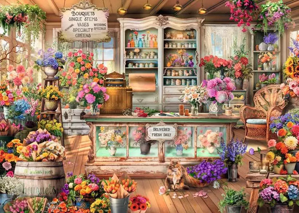 1000 Piece Puzzle: All Seasons Flower Shop - Ages 14+