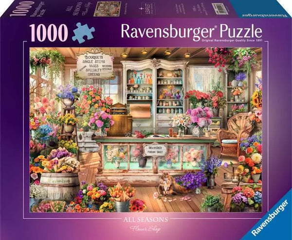 1000 Piece Puzzle: All Seasons Flower Shop - Ages 14+