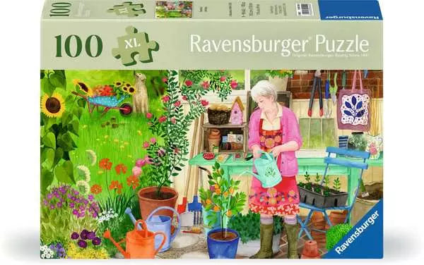 100 Piece XL Puzzle: Gardening - Ages 9+