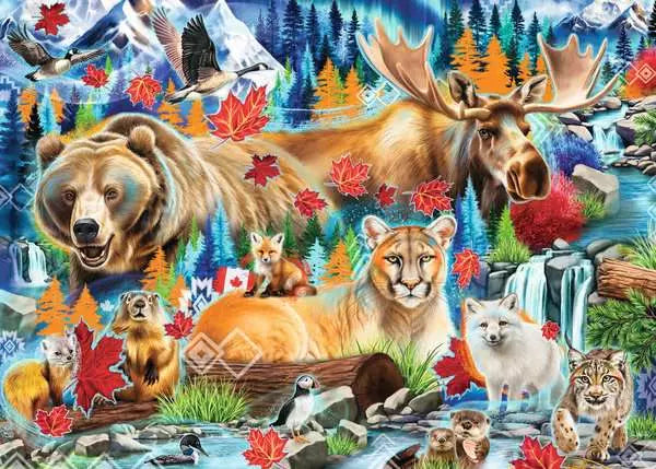 1000 Piece Puzzle: Wild Canada - Ages 14+