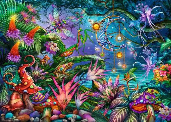 1000 Piece Puzzle: Rainbow Reverie - Ages 14+