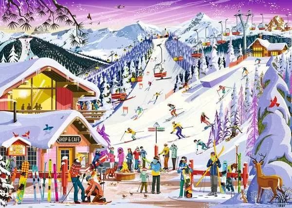 1000 Piece Puzzle: SlopeSide Spirit- Ages 14+
