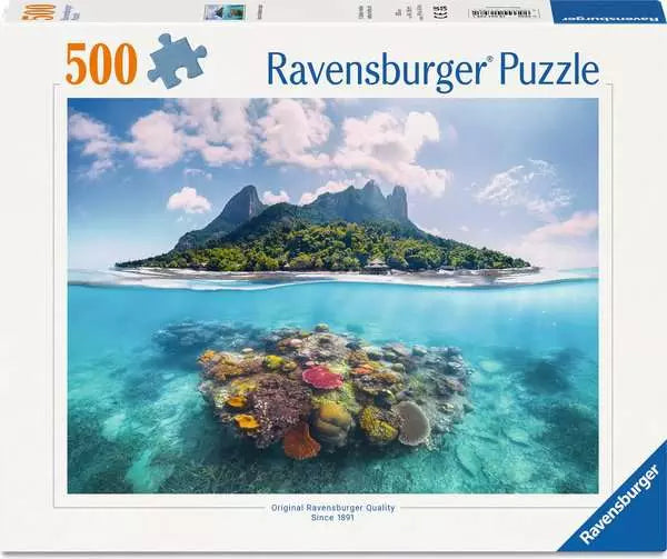 500 Piece Puzzle: Island Waterscape - Ages 12+