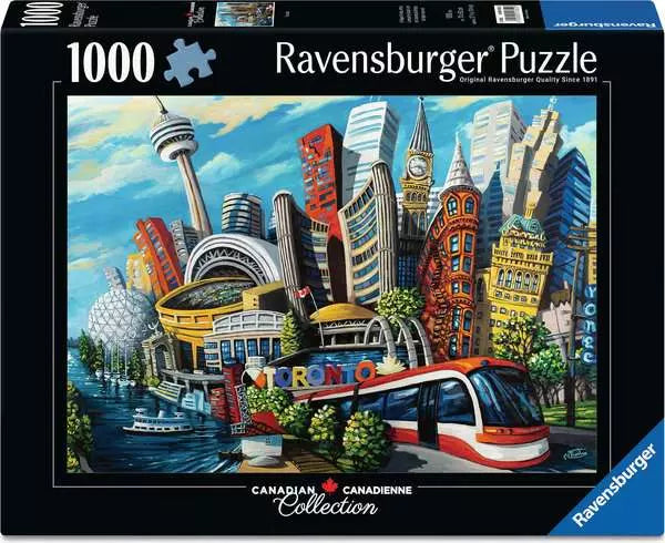 1000 Piece Puzzle: Toronto Image - Ages 14+